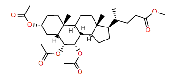 Methyl (3alpha,5beta,6alpha,7alpha)-Methyl 3,6,7-tris(acetyloxy)-cholan-24-oate